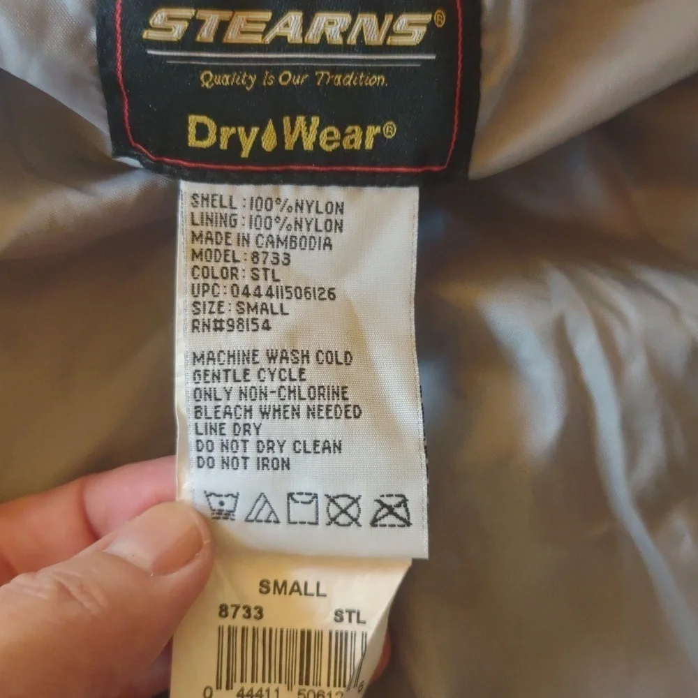 Stearns Dry wear rain jacket NN - Picture 11 of 11